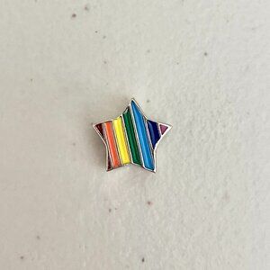 Rainbow Star Bracelet Charm